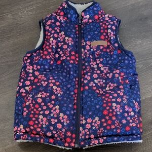 Buffalo David Bitton Navy Floral Puffer Vest for Kids